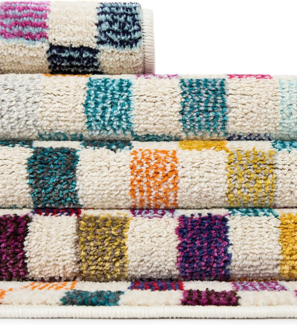 Rugs.com Theia Collection Rug – 5' x 8' Multi Medium Rug Perfect for ...