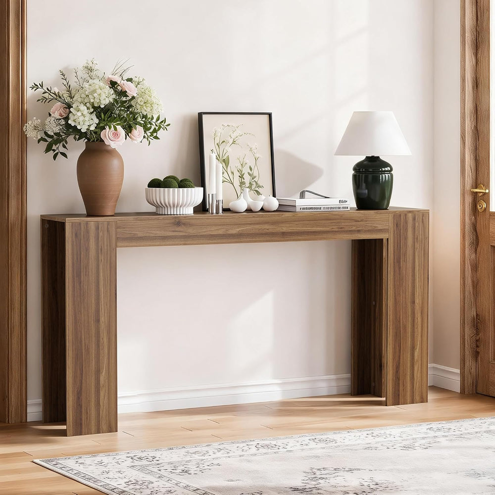 Spaco 63'' Narrow Long Console Table,Farmhouse Entryway Table Sofa Ta...