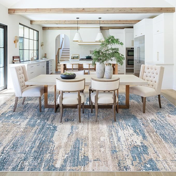 XLUEZ 8x10 Area Rugs for Living Room, Washable Modern Abstract Large Area Rug - Image 5
