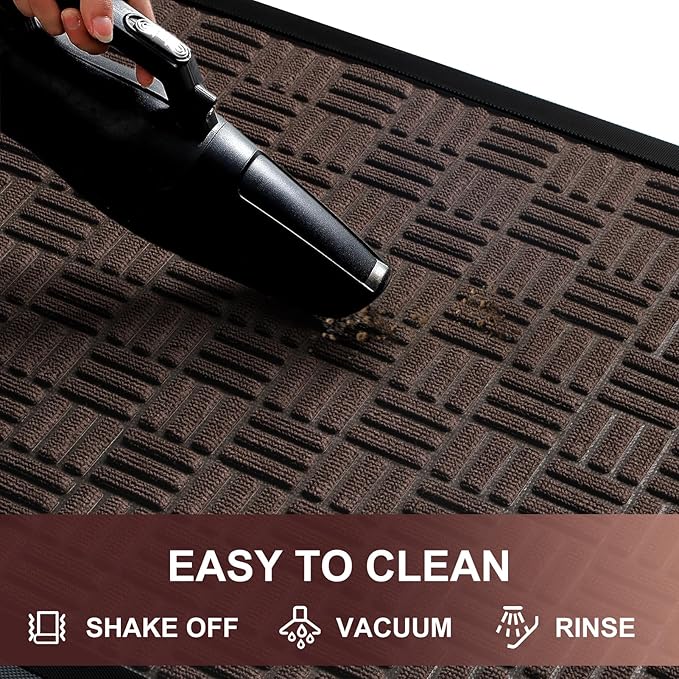 Mibao Front Door Mat, Heavy Duty Durable Welcome Mat - Image 4