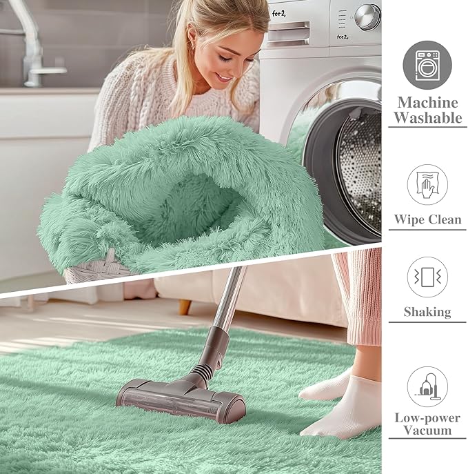 OLANLY 2x6 Machine Washable Runner Rugs - Image 2