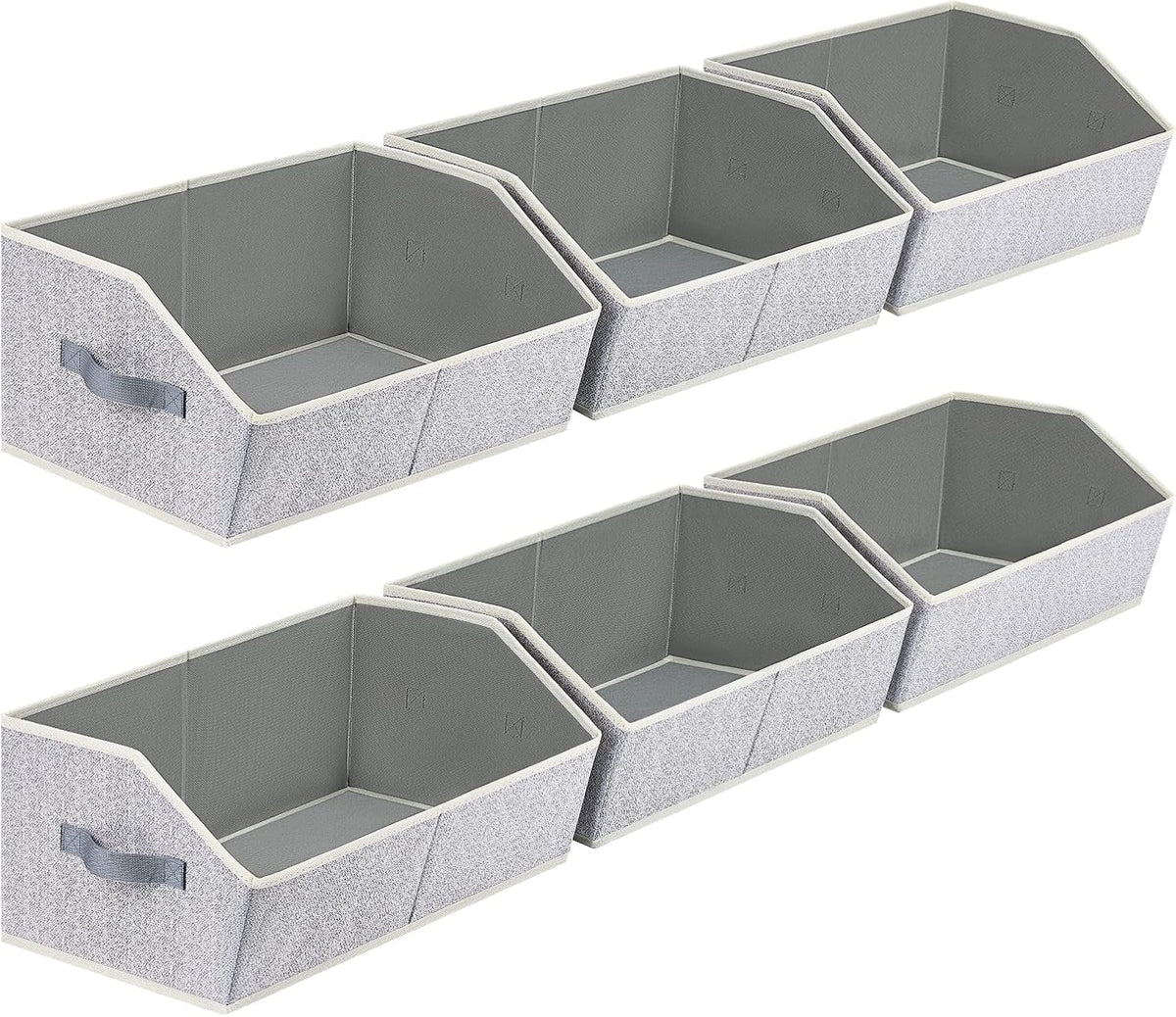 closet organizers bins 6 packs - large closet, main product view