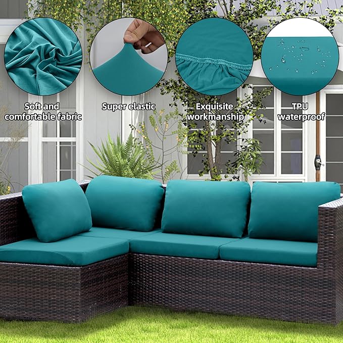 Outdoor Cushion Covers Set, Replacement - Image 4