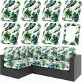 hyha 8Pcs Patio Cushion Covers, Stretch Outdoor Couch Cushion Covers, Washable by hyha