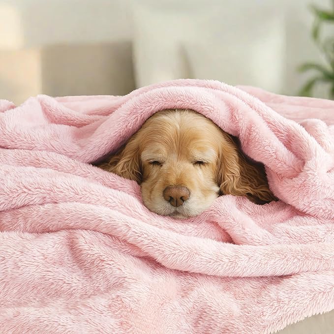 Exclusivo Mezcla Plush Fuzzy Fleece Bed Blanket Twin Size, Super Soft, Fluffy - Image 3