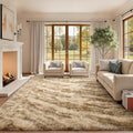 Area Rugs for Living Room, Tie-Dyed 5x7 Feet Soft Fluffy Shagg Plush Rug High by Cuzwlovita