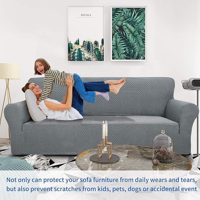 ZNSAYOTX 1 Piece Jacquard Couch Covers - Image 2