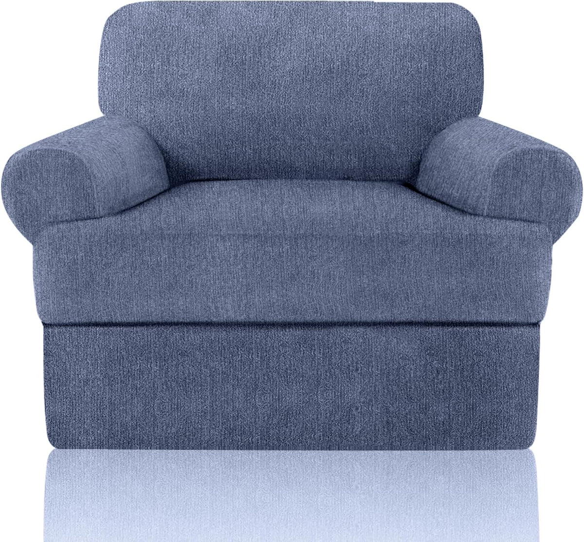 sofa cover 2 pieces t cushion chair covers, main product view