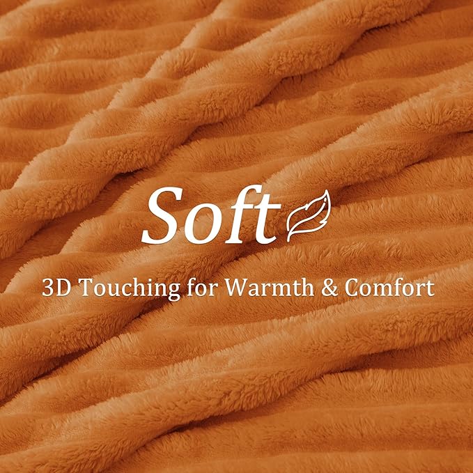 BEDELITE Twin Blanket for Couch & Bed, 300GSM Soft & Warm Fleece Blanket - Image 3