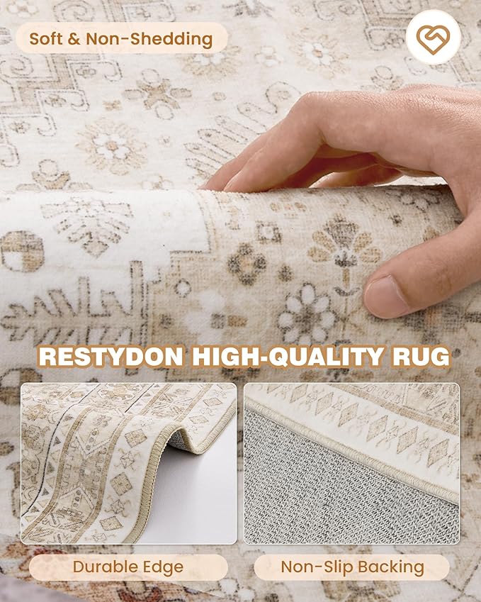 Washable Runner Rug 2.5x16, Non-Slip Long Kitchen Mats - Image 7