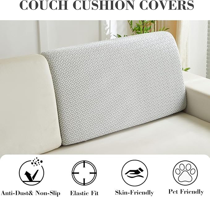 Sofa Covers Couch Covers for Sofa Pet Friendly Couch Cushion Covers Universal - Image 3