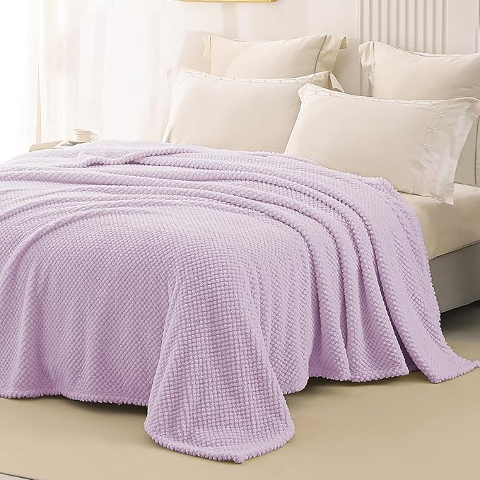 Whale Flotilla Twin Size Fuzzy Fleece Blanket - Image 4