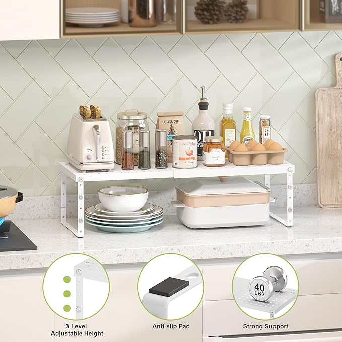 RUILALIFE Expandable Cabinet Organizer Shelf - Image 4