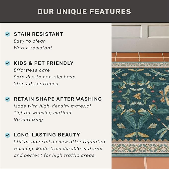 Hazo Haus Wide Runner Rug for Hallway 2'6"x8' - Image 7