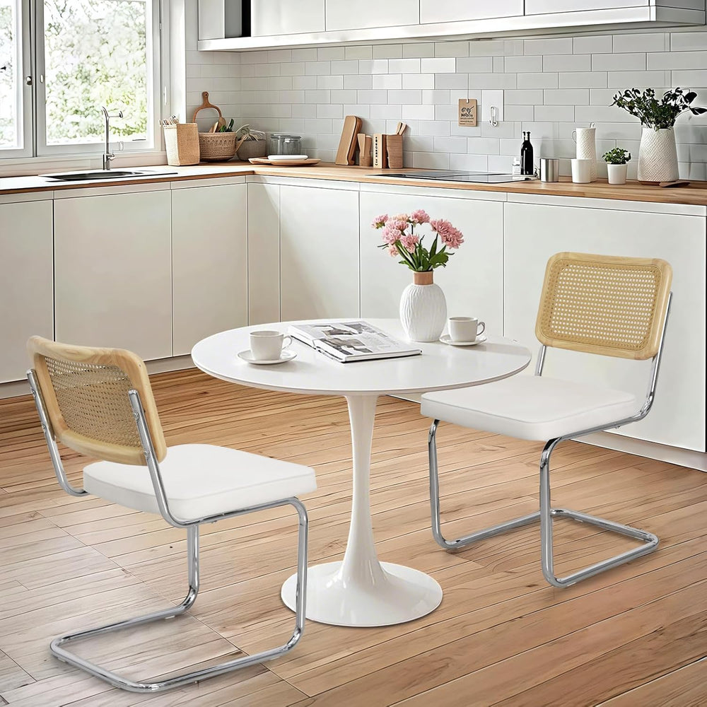 SoarFlash Kitchen Table and Chairs for 2, 31.5" Dining Table Set for 2 w...