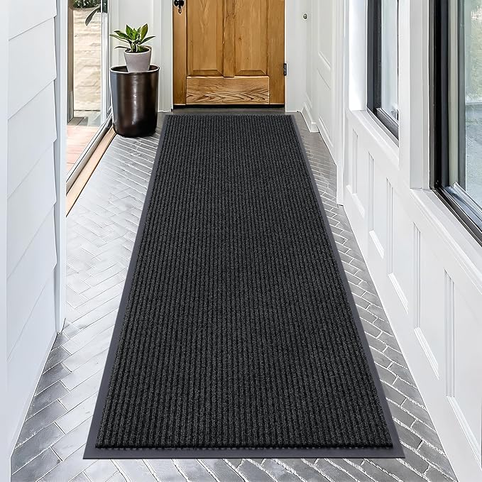 OLANLY Front Door Mat Indoor Outdoor Entrance, Waterproof Heavy Duty Doormat by OLANLY