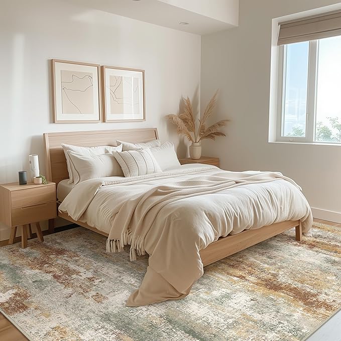 BEIMO Area Rugs 10x14 for Living Room Bedroom, Modern Abstract Machine Washable - Image 5