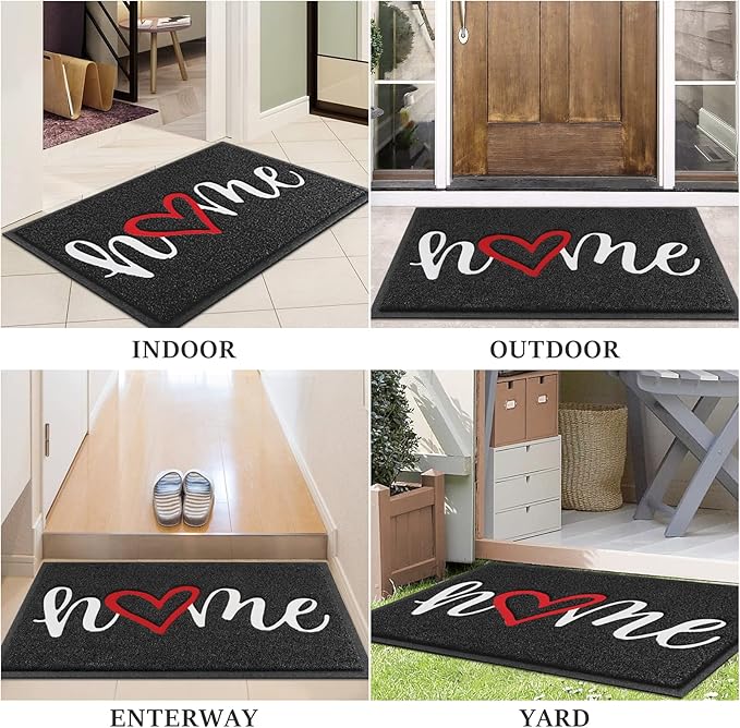 BeneathYourFeet Door Mat, Welcome Mat Low Profile Floor Mat Front Doormat - Image 7