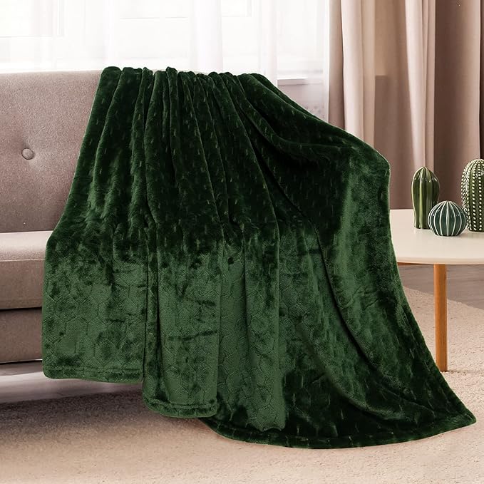 TOONOW Fleece Blanket Super Soft Cozy Throw Blanket 50" x 60", Lightweight - Image 2