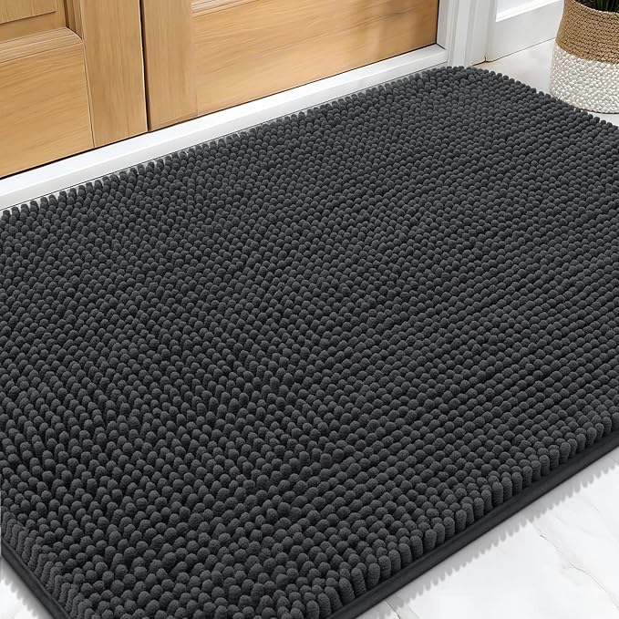 OLANLY Dog Door Mat for Muddy Paws 32x20, Absorbs Moisture and Dirt, Absorbent by OLANLY