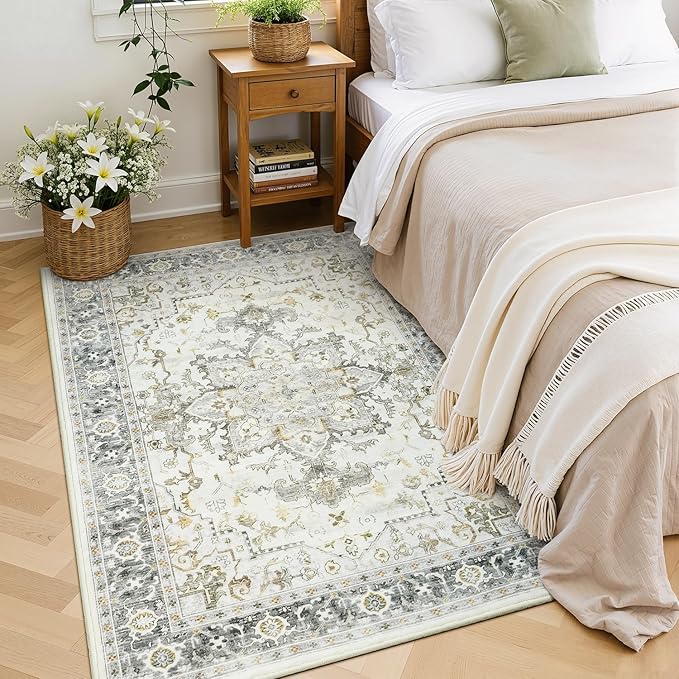 Lofus 3x5 Area Rugs for Entryway, Machine Washable Small Living Room Area Rug - Image 4