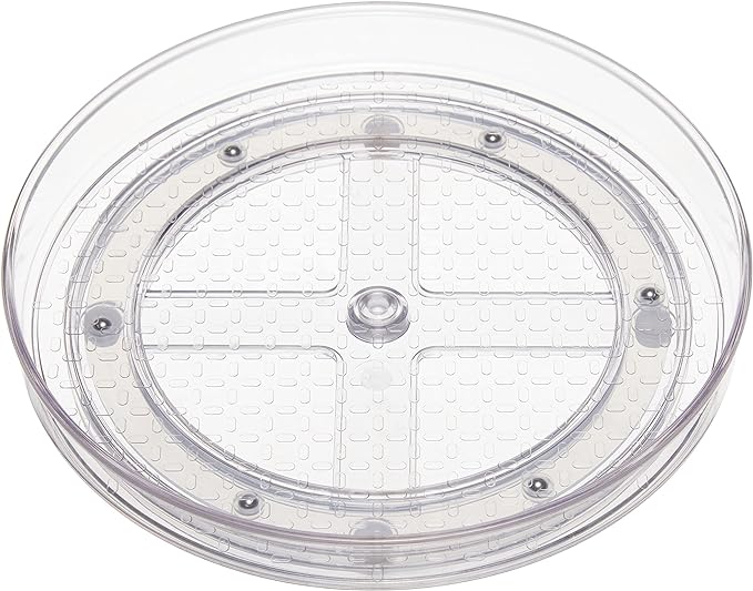 Amazon Basics Clear Rotating Lazy Susan Turntable Organizer - Image 6