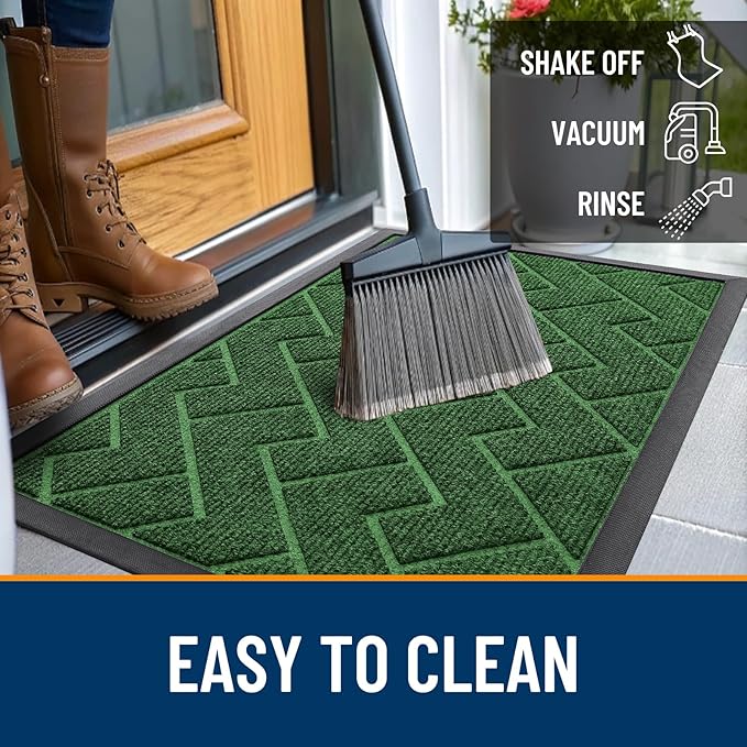 OLANLY Front Door Mat Indoor Outdoor Entrance, Waterproof All-Season, - Image 6