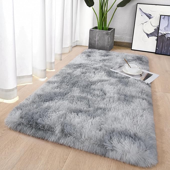 Chicrug Soft Runner Rugs for Bedroom Living Room Plush Fluffy Rug 2x4 Feet by ChicrugHomeDecor