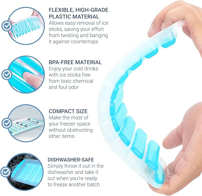 Meadow Lane Ice Stick/Cube Tray, Narrow and Long - Image 3