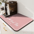 Coffee Bar Mat for Countertops 18inx24in, Absorbent Hide Stain Anti-Slip Cafe by Kuyig+Home