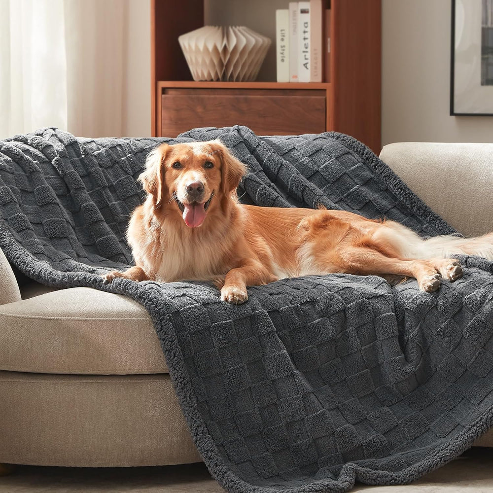 GASUR Waterproof Dog Blankets for Large Dogs, Dog Blanket for Couch Bed, Flee...