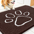Smiry Dog Door Mat for Muddy Paws, Absorbent Dirt Trapper Non Slip Quick Dry by Smiry