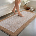 70x24 Long Bathroom Rugs Washable Non Slip, Coffee Bath Mat by Unknown