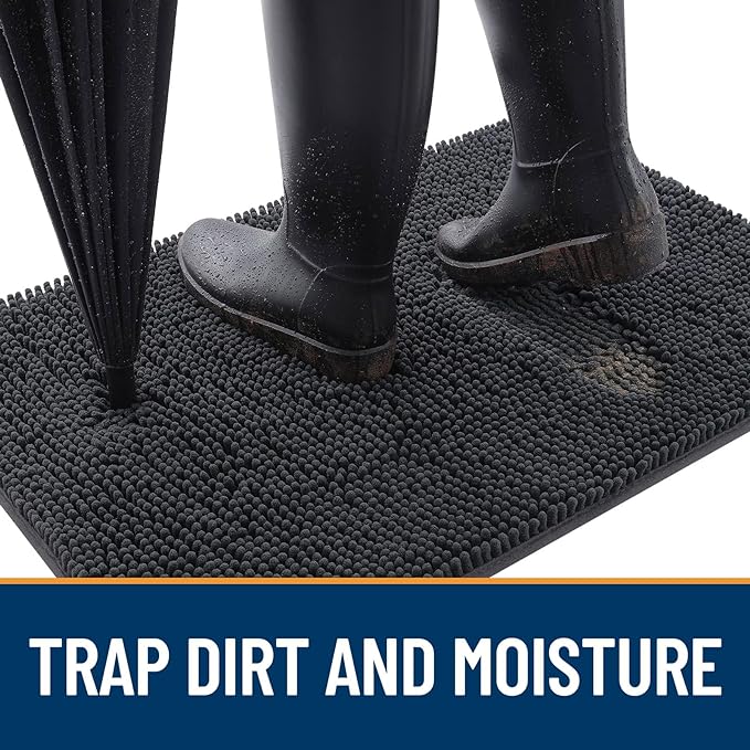 OLANLY Dog Door Mat for Muddy Paws 70x24, Absorbs Moisture and Dirt, Absorbent - Image 2