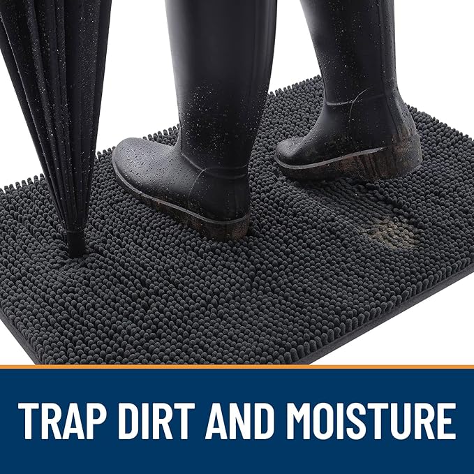 OLANLY Dog Door Mat for Muddy Paws 70x46, Absorbs Moisture and Dirt, Absorbent - Image 2