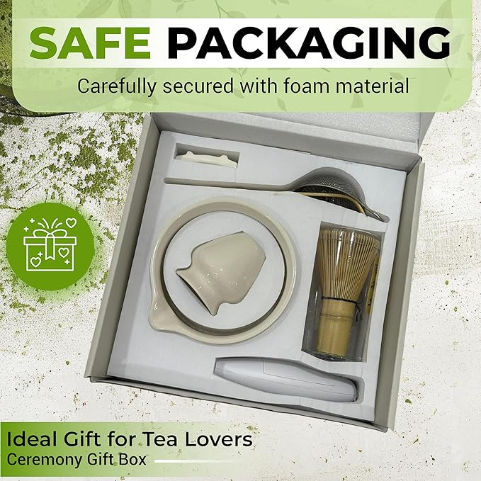 Matcha Whisk Set with Matcha Bowl - Image 6