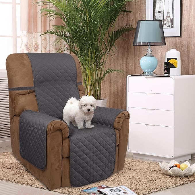 U-NICE HOME Recliner Chair Covers Reversible Chair Cover Pet Covers - Image 2