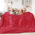 BEDELITE Big Fleece Blanket 120" x 120", Super Soft Fluffy Fuzzy Oversized King by BEDELITE