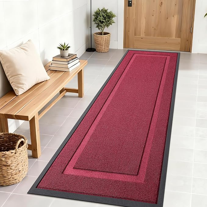 OLANLY Front Door Mat Indoor Outdoor Entrance, Waterproof All-Season, by OLANLY