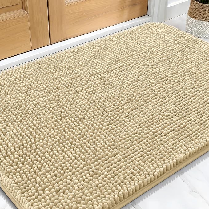 OLANLY Dog Door Mat for Muddy Paws 32x20, Absorbs Moisture and Dirt, Absorbent by OLANLY