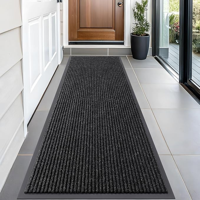 OLANLY Front Door Mat Indoor Outdoor Entrance, Waterproof Heavy Duty Doormat by OLANLY