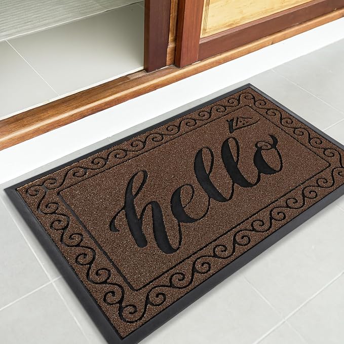 Yimobra Welcome Mats for Front Door 29.5x17, Heavy Duty Waterproof Outdoor Door - Image 7