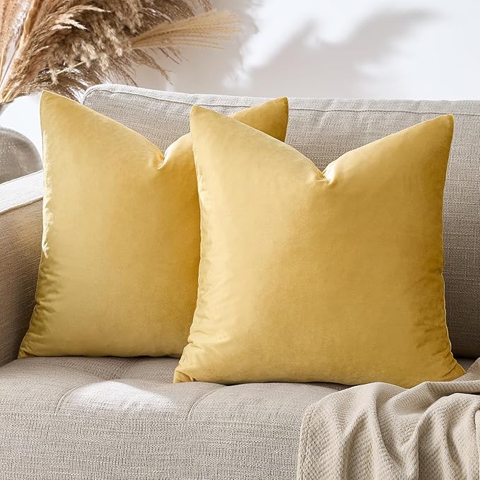 GIGIZAZA Decorative Couch Throw Pillow Covers, Pillow Cases Velvet Pillow Covers - Image 8