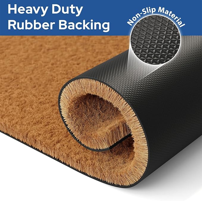 Barnyard Designs Natural Coco Coir Heavy Duty Backing Doormat - Image 6