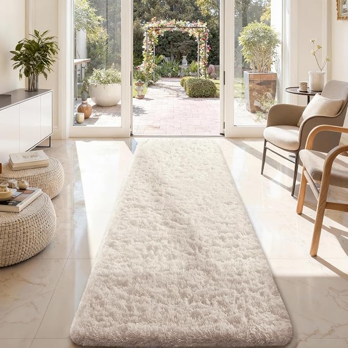 Ophanie 2x8 Runner Rug for Hallway, Upgrade Non-Slip Fluffy Soft Bedside Rugs - Image 3