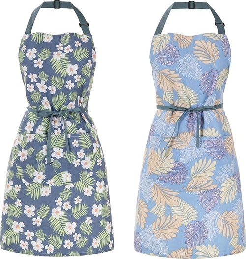 2 Pack Floral Apron for Women by ARBINSON