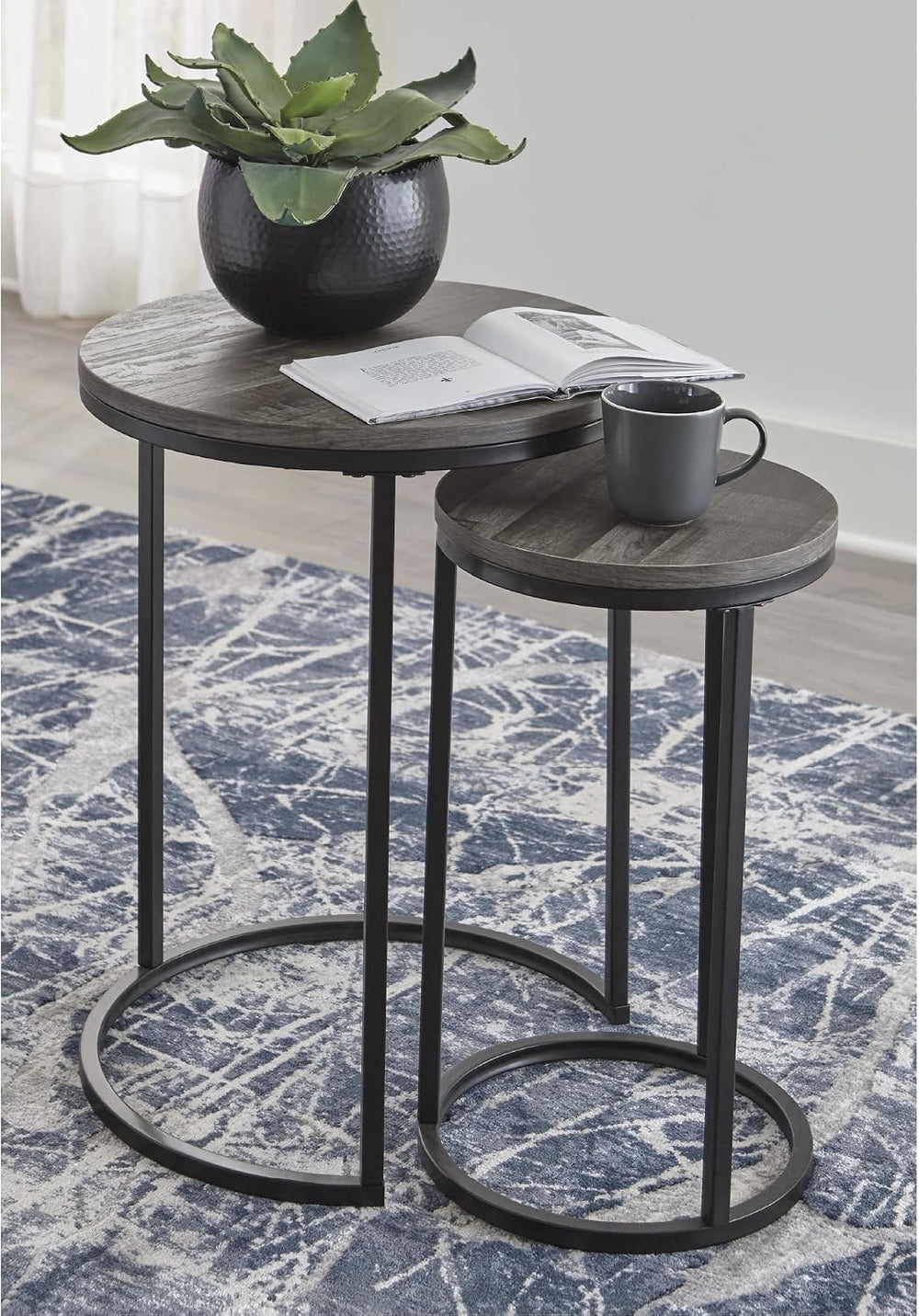Signature Design by Ashley Briarsboro Urban Industrial Nesting Accent Table S...