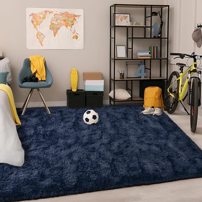 Chicrug Soft Area Rug for Bedroom Living Room Plush Fluffy Rug 4x6 Feet - Image 5