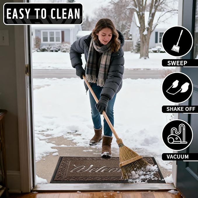 Yimobra Welcome Mat, Heavy Duty Sturdy Door Mats - Image 6