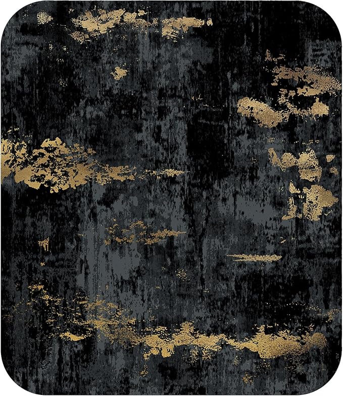 Washable Area Rugs 6ft Non-Slip Modern Abstract Soft by RELEANY